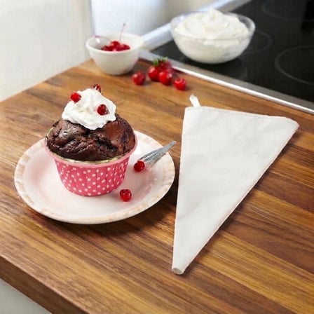 Pet Kapsül (50x39) Puantiyeli Pembe 25'li - İthal Krema Torbası Set