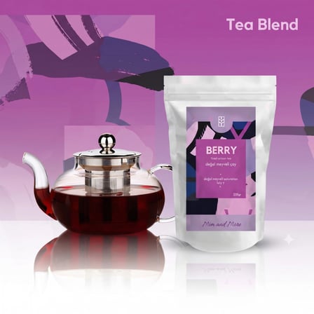 250 gr Berry Çay - Cam Demlik