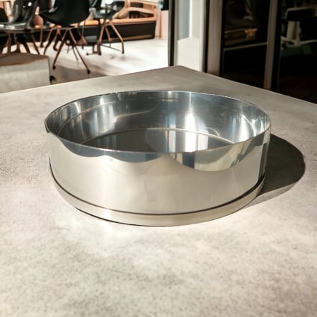 Tabanlı Cheesecake Çemberi Kalıbı 17 cm (H:6 cm) + Çift Yönlü Pasta Dilimleyici Bölücü 26 cm (8 / 12 Dilim) Seti