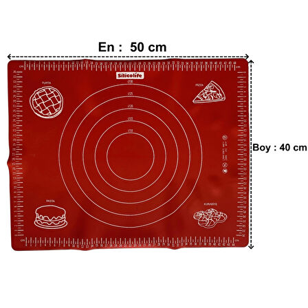 Silikon Hamur Matı 40x50 CM