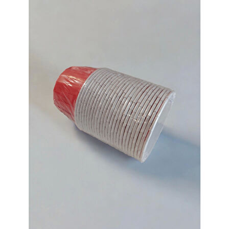 PET KAPSÜL (50X39) KIRMIZI 25'Lİ