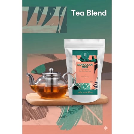 250 gr Moroccan Mint Çay - Cam Demlik