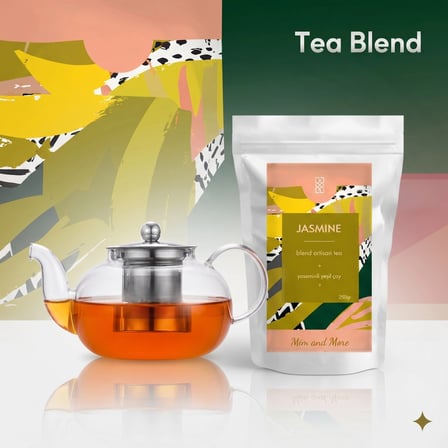 250 gr Jasmine Çay - Cam Demlik