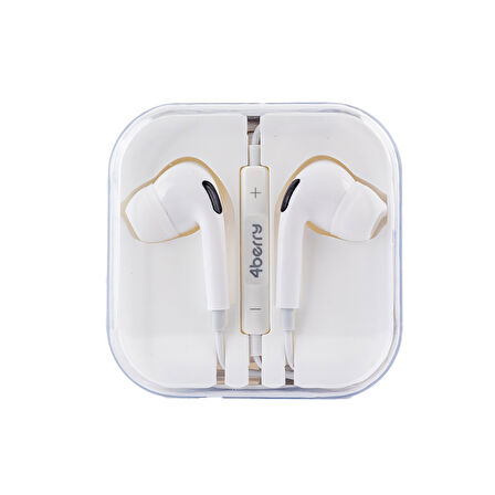 PC03 KABLOLU KULAKLIK PLASTIK BAŞLIK JACK 3.5 BEYAZ