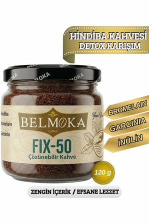 Detox Seti (Fix-50 Hindiba Kahvesi 120 g - Bromelain ve İnülin Katkılı Türk Kahvesi 100 g )