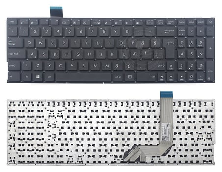 Asus R542U X542BA X542BP X542UN Notebook Klavyesi, Laptop Tuş Takımı (Siyah TR) / KL0334