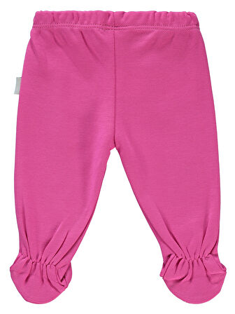 Minidamla Bebek Patikli Tek Alt 0-6 Ay Fuşya