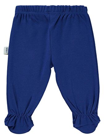 Mini Damla Pantolon Patikli Penye İndigo