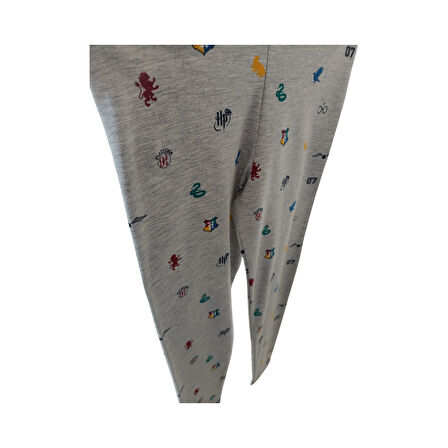 Kız Çocuk Baskılı %100 Pamuk Tayt – Esnek, Rahat ve Günlük Kullanıma Uygun