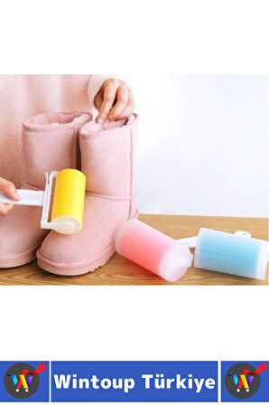 Uzun Ömürlü Pratik Kolay Temizlik Halı Koltuk Evcil Hayvan Kedi Köpek Kıl Tüy Kir Toz Toplama Rulosu