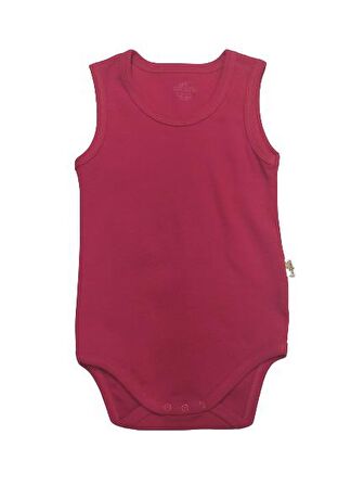 Albimini Minidamla Penye Askılı Body (2-4 Yaş) 43154 Kırmızı