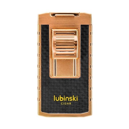 Lubinski Yeni Stil Delicili Çift Torch Puro Çakmağı Gold LB-157