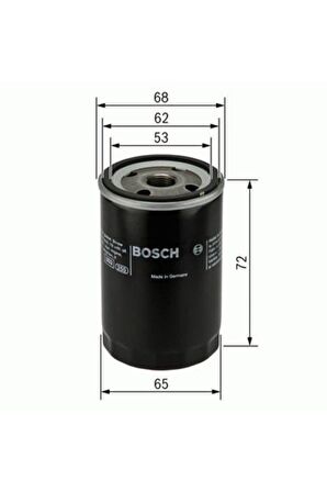 Yag Fıltresı Corolla Ae92-101-111 Corona Carına Yarıs Rav4 94-01 Avensıs 98-03 B