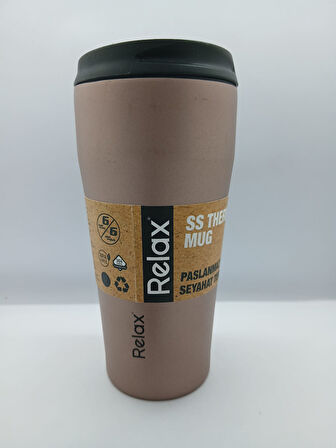 SS THERMOS MUG 400 ML PASLANMAZ ÇELİK TERMOS BASIK MODEL