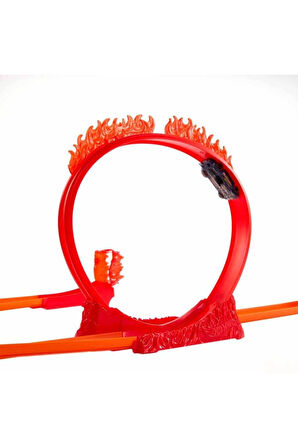 Track Builder Alev Temalı Akrobasi Seti