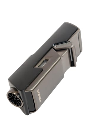 Cohiba Tek Torch Pürmüz Delici İğneli Siyah Metal Puro Çakmağı - TR9594