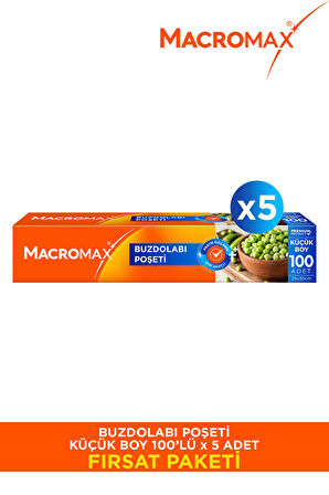 Buzdolabı Poşeti Küçük Boy - 100 Lü Paket X5