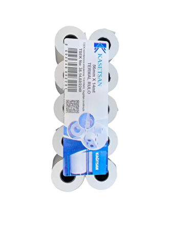 Kasetsan 56 mm x 14 mt Termal Pos Yazarkasa Kağıdı 100 Adet
