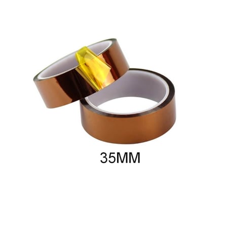 35mm Kapton Bant. Isıya Dayanıklı Termal Bant, Isı Yalıtım Bandı. PCB Devre, Pil Tamir Onarım Bandı