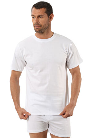 Özkan 0055 Erkek %100 Pamuklu Süprem Esnek Rahat Kapalı Yaka Atlet Fanila