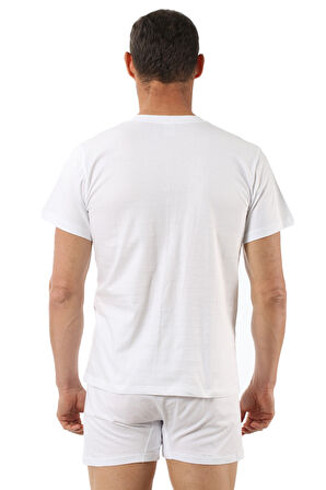 Özkan 0055 Erkek %100 Pamuklu Süprem Esnek Rahat Kapalı Yaka Atlet Fanila