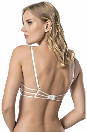 Kadın Pembe Desteksiz Balenli Sütyen 7006