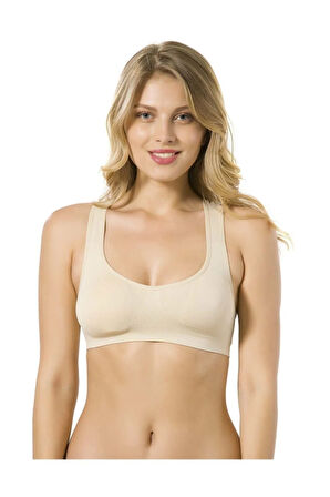 4025 Kadın Seamless Pedli Sporcu Toparlayıcı Sütyen