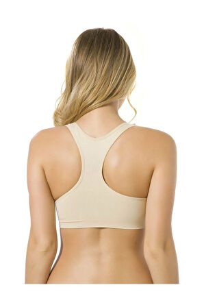 4025 Kadın Seamless Pedli Sporcu Toparlayıcı Sütyen