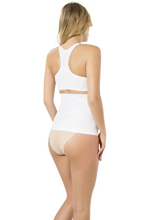 Kadın Ten Agraflı Double Bel Korse Yeni Sezon