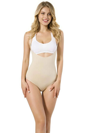 2023 Seamless Göğsü Açık Slip Korse Xxl-ten