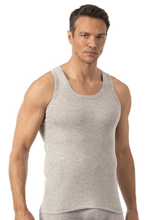 Özkan 0113 Erkek %100 Pamuklu Ribana Esnek Yumuşak Kalın Askılı Atlet