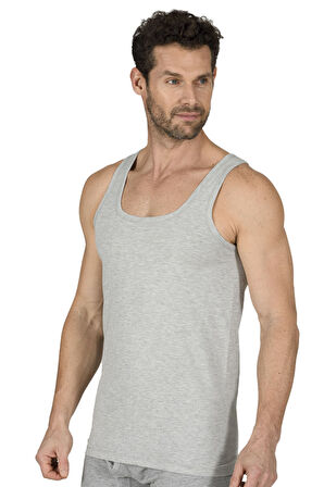 Özkan 11407 Erkek %100 Pamuklu Süprem Esnek Rahat Kalın Askılı Örme Atlet