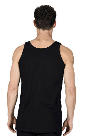 Özkan 11406 Erkek %100 Pamuklu Ribana Esnek Rahat Kalın Askılı Örme Atlet