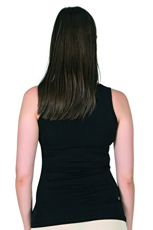 Özkan 24185 Kadın Pamuklu Likralı Dantelli Robalı Süprem Atlet