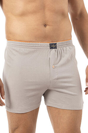 Özkan 0041 Erkek %100 Pamuklu Şardonlu Klasik Rahat Kesim Havlu Bel Süprem Penye Boxer