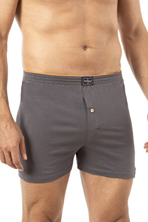 Özkan 0041 Erkek %100 Pamuklu Şardonlu Klasik Rahat Kesim Havlu Bel Süprem Penye Boxer