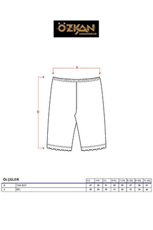 Özkan 0114 Kadın Pamuklu Ağlı Model Ribana Esnek Rahat Kalıp Yumuşak Paçalı Diz Üstü Kısa Tayt