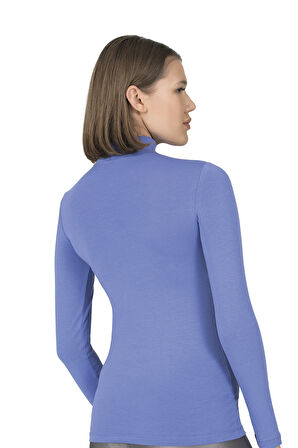 Özkan 26031 Kadın Pamuklu Uzun Kollu Balıkçı Yaka Body