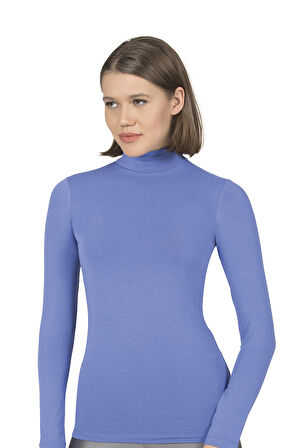 Özkan 26031 Kadın Pamuklu Uzun Kollu Balıkçı Yaka Body