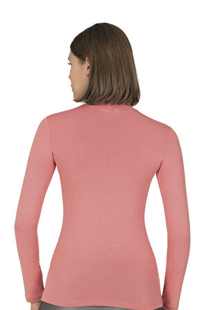 Özkan 26031 Kadın Pamuklu Uzun Kollu Balıkçı Yaka Body