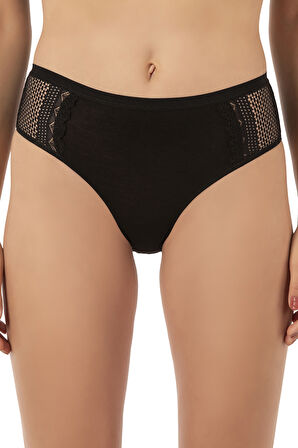 Özkan 25592 3'lü Paket Kadın Pamuklu Modal Esnek Rahat Dantelli Bato Külot