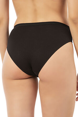 Özkan 25592 3'lü Paket Kadın Pamuklu Modal Esnek Rahat Dantelli Bato Külot