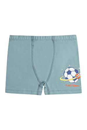 Özkan 31802 5'li Paket Erkek Çocuk Pamuklu Karışık Renkli Desenli Yumuşak Rahat Şort Boxer