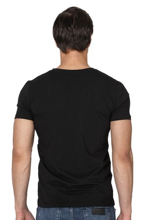 Özkan 10273 Erkek %95 Pamuklu Likralı Esnek Rahat V Yaka Kısa Kollu T-Shirt Atlet Fanila