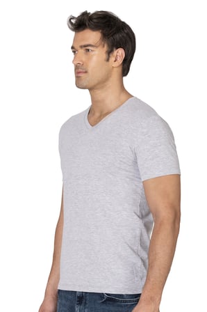 Özkan 10273 Erkek %95 Pamuklu Likralı Esnek Rahat V Yaka Kısa Kollu T-Shirt Atlet Fanila