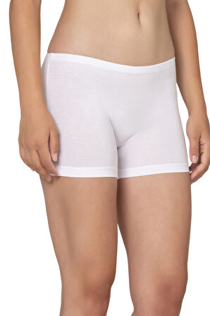 Özkan 27782 Kadın Premium Kumaş Modal Pamuklu Esnek Rahat Mini Boxer Şort Tayt