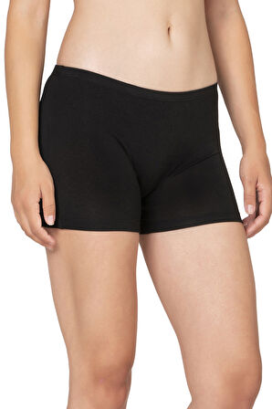 Özkan 27782 Kadın Premium Kumaş Modal Pamuklu Esnek Rahat Mini Boxer Şort Tayt
