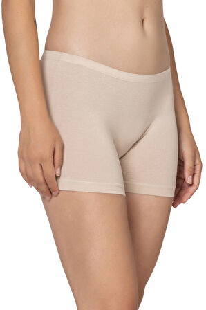 Özkan 27782 Kadın Premium Kumaş Modal Pamuklu Esnek Rahat Mini Boxer Şort Tayt