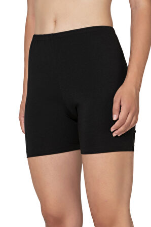 Özkan 27781 Kadın Premium Kumaş Modal Pamuklu Esnek Rahat Ara Boy Diz Üstü Kısa Tayt Şort Boxer