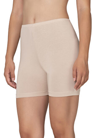 Özkan 27781 Kadın Premium Kumaş Modal Pamuklu Esnek Rahat Ara Boy Diz Üstü Kısa Tayt Şort Boxer